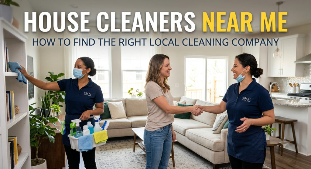 Professional house cleaners providing local cleaning services in Nevada