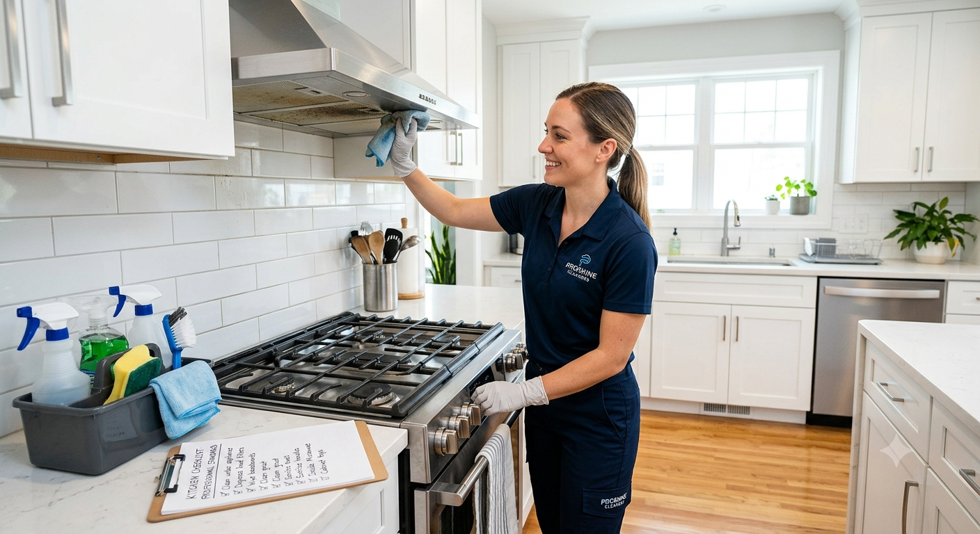 Kitchen cleaning checklist and professional cleaning services in Nevada