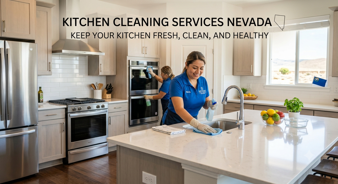 Professional kitchen cleaning services in Nevada by Casillas House
